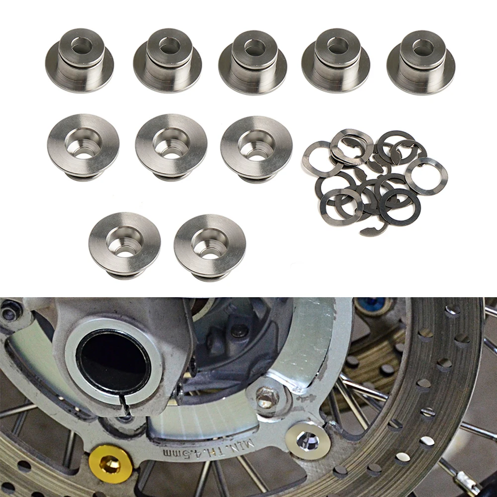 4.5-5.2 mm Motorcycle Brake Disc Floating Bobbins Kit For Honda Yamaha Kawasaki KTM Aprilia Triumph Bmw S1000R S1000RR S1000XR