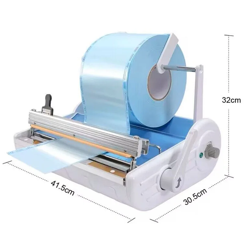 110V/220V 500W Dental Sealing Machine Sterilization Bag Packaging Machine Sterilization Bag Sealing Machine with Stand 0-250Mm