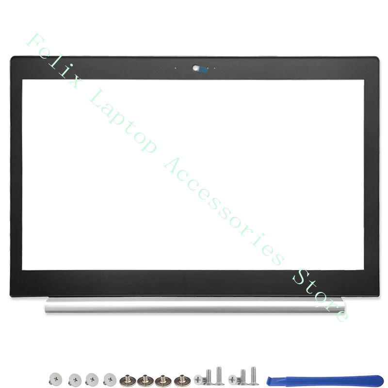 Cubierta trasera de pantalla LCD para portátil HP Probook 450, G5, 455, G5, bisel frontal, reposamanos, parte superior e inferior, funda de memoria HDD, plata, nuevo