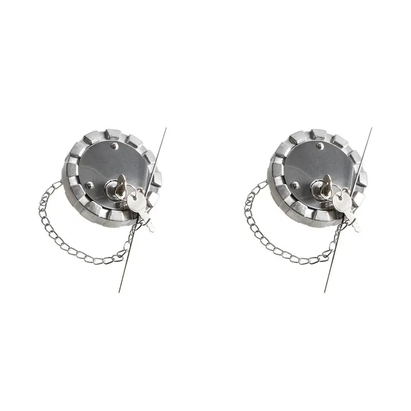 Bouchon de réservoir de carburant pratique 2X avec serrure K071-385-1234 SNV431089 pour camions américains Kenworth Peterbilt Fr