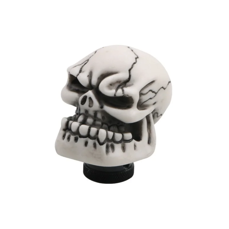 Skull Shape Head shift knob Car Accessories Decoration Car Manual Gear Stick Shifter Lever Knob