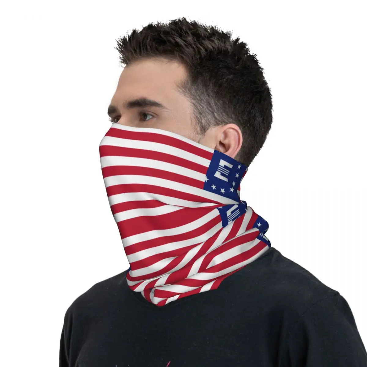 Flag Of The Enclave Bandana Neck Gaiter syal selendang hangat uniseks dewasa dapat dicuci