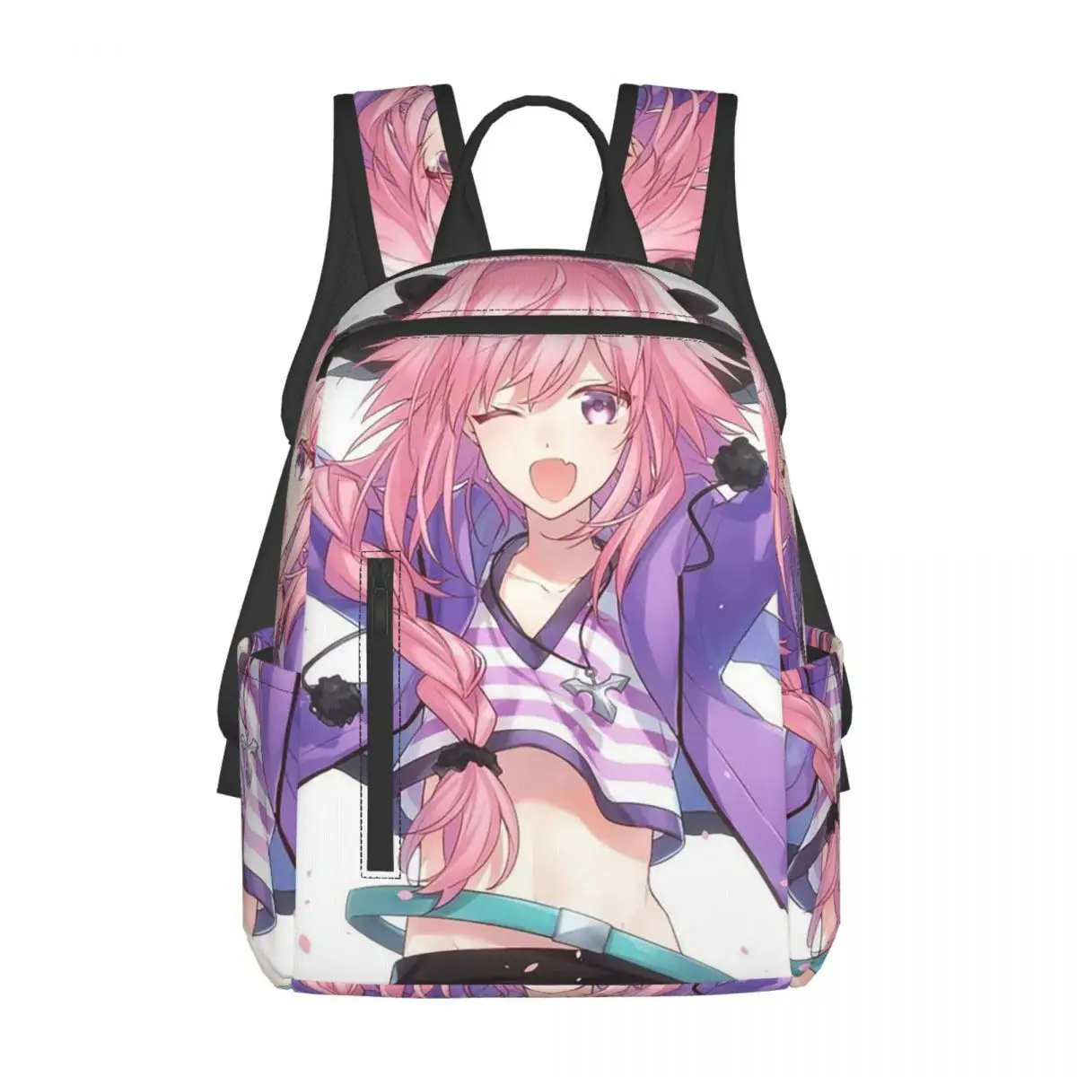 

Fate Apocrypha Astolfo Anime Backpack Daypack Boys Girls BookBag School Bag Shoulder Bags for Men Women
