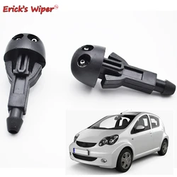 Erick's Wiper 2Pcs/Set Front Windshield Wiper Washer Jet Nozzle For BYD F0 2008 - 2018 Hood Windscreen Sprayer Nozzles