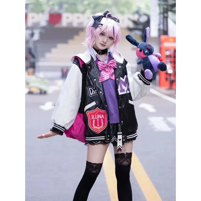 CyMaria الطلاب المدى السادس نصف الذكرى تأثيري حلي كوس لعبة أنيمي حفلة موحدة هالوين لعب دور الملابس