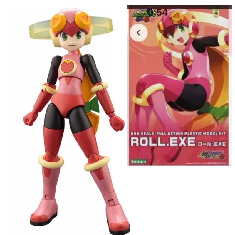 

Original ROCKMAN ROLL DRN.002 ROII.EXE MEGAMAN Anime Action Figure Assembly Model Toys Gifts for Children