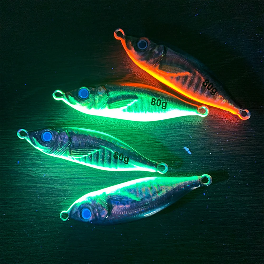 3D Print UV Luminous Simulation Mackerel Fake Crankbait Fishing Lures Bionic Artificial Bait Pesca Wobbler Fishing 60g/80g