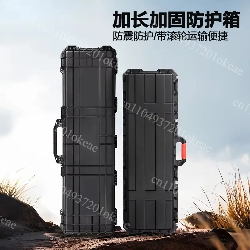 Extra Long Plastic Equipment Case Long Tool Storage Box for Electronic Keyboard Instrument Protection
