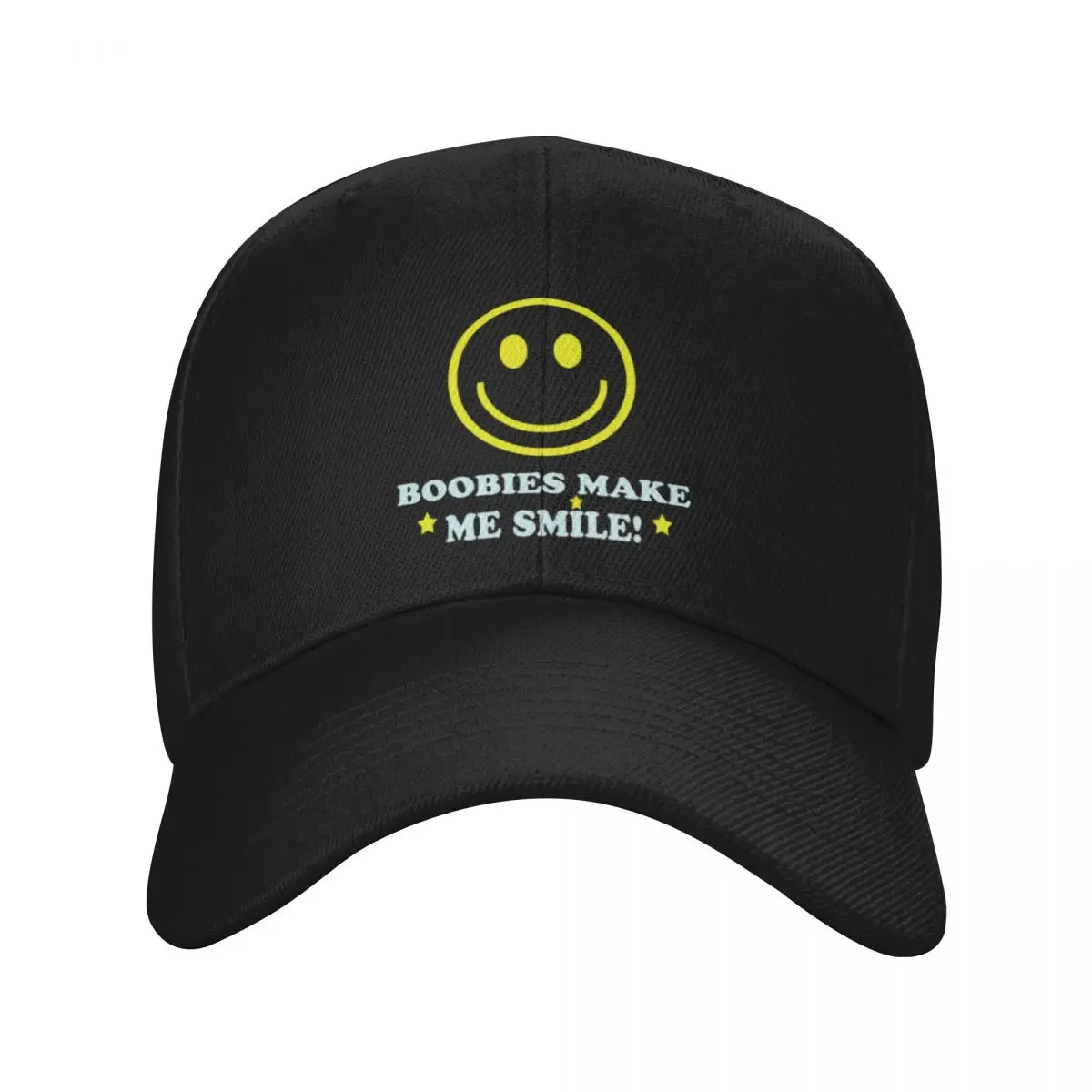 Fashion Boobies Make Me Smile Dark baseball cap Sweet Cool Style Men's Summer Cap