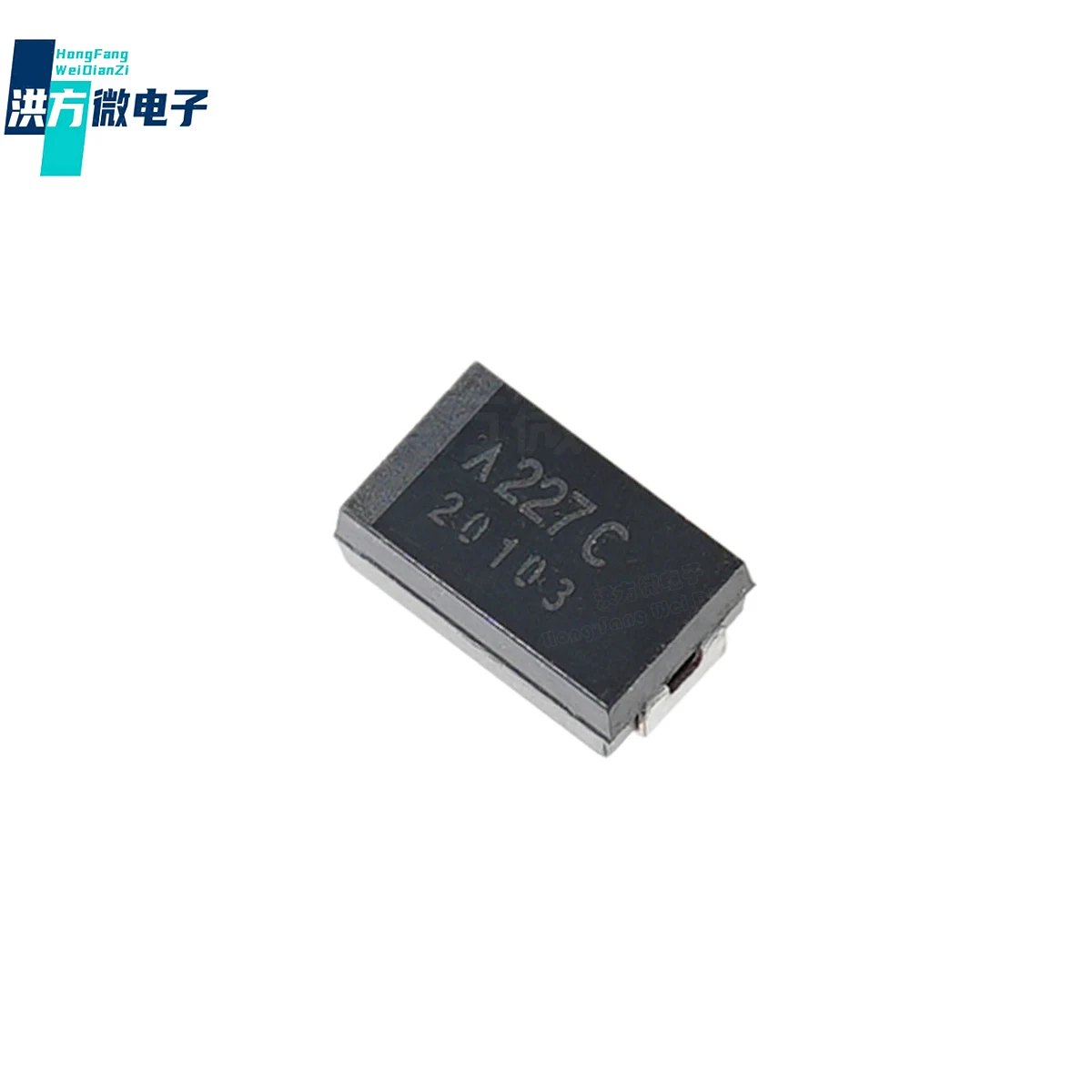 TCJ-condensadores de Chip electrolítico sólido de polímero conductor, original, 10 piezas, 220uF,± 20%,16V,(7,3*4,3*3,1mm),2917:TCJD227M016R0035E