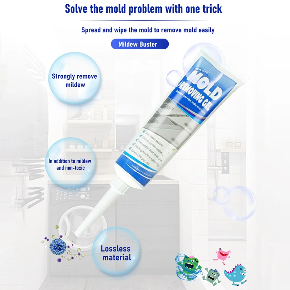 Nettoyant anti-moisissure pour toilettes, agents de livres iniques