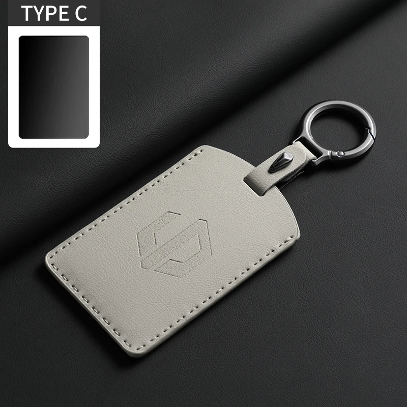 Original Auto Farbe Leder Schlüssel Fall Abdeckung Fob Für LEAPMOTOR B01 C11 C16 C10 Auto Keyless Remote Key Karte Kit Schutz zubehör