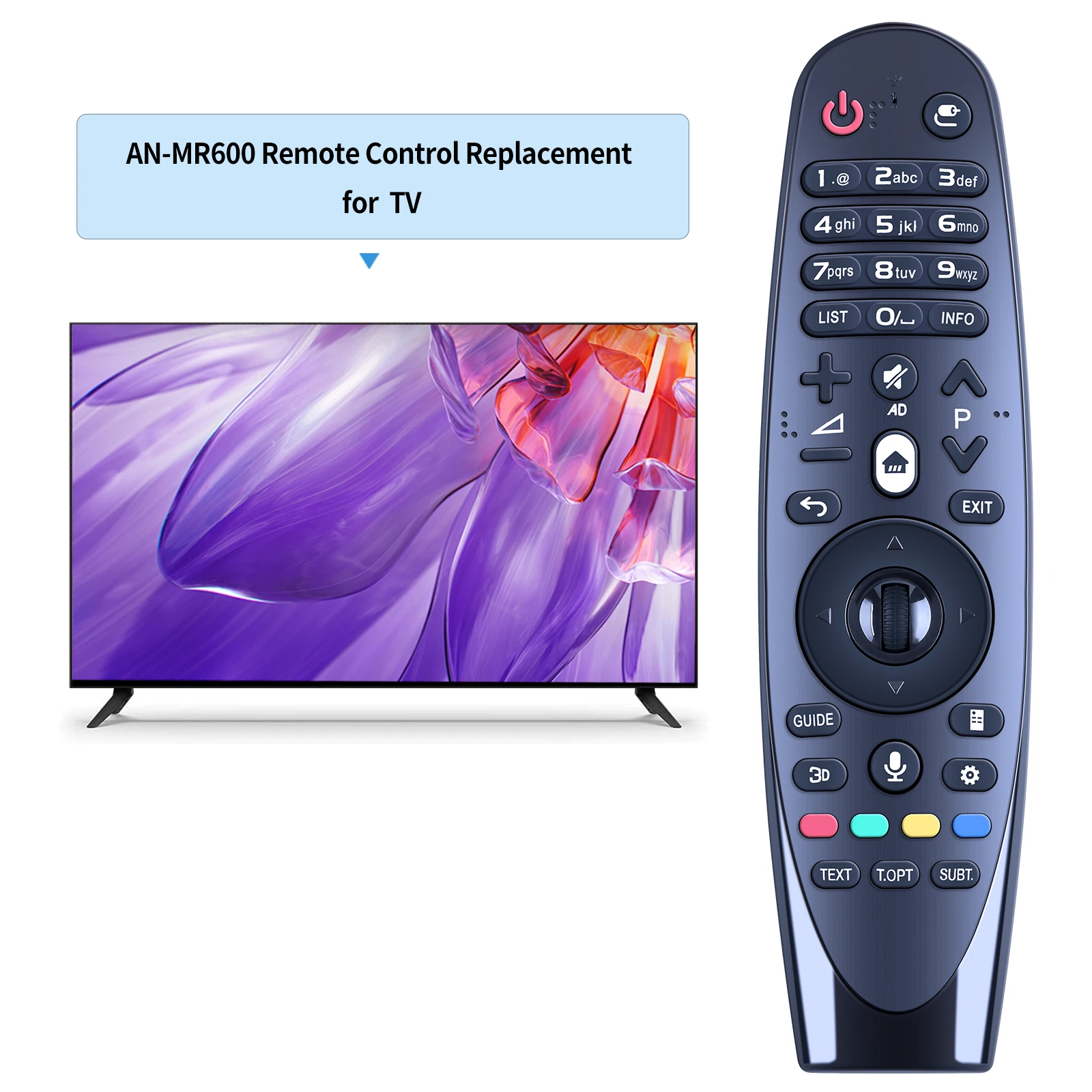 Remote Control AN-MR600 for Magic Smart LED TV with Voice Function and Flying Mouse Function of UF9500 /8500/7700 EG9200-CA