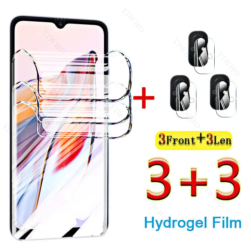 Front Hydrogel Film for Xiaomi Redmi 12C Screen Protectors Protective for Redmi 22120RN86G 12 C Gel Film 6.71inch Camera Lens HD