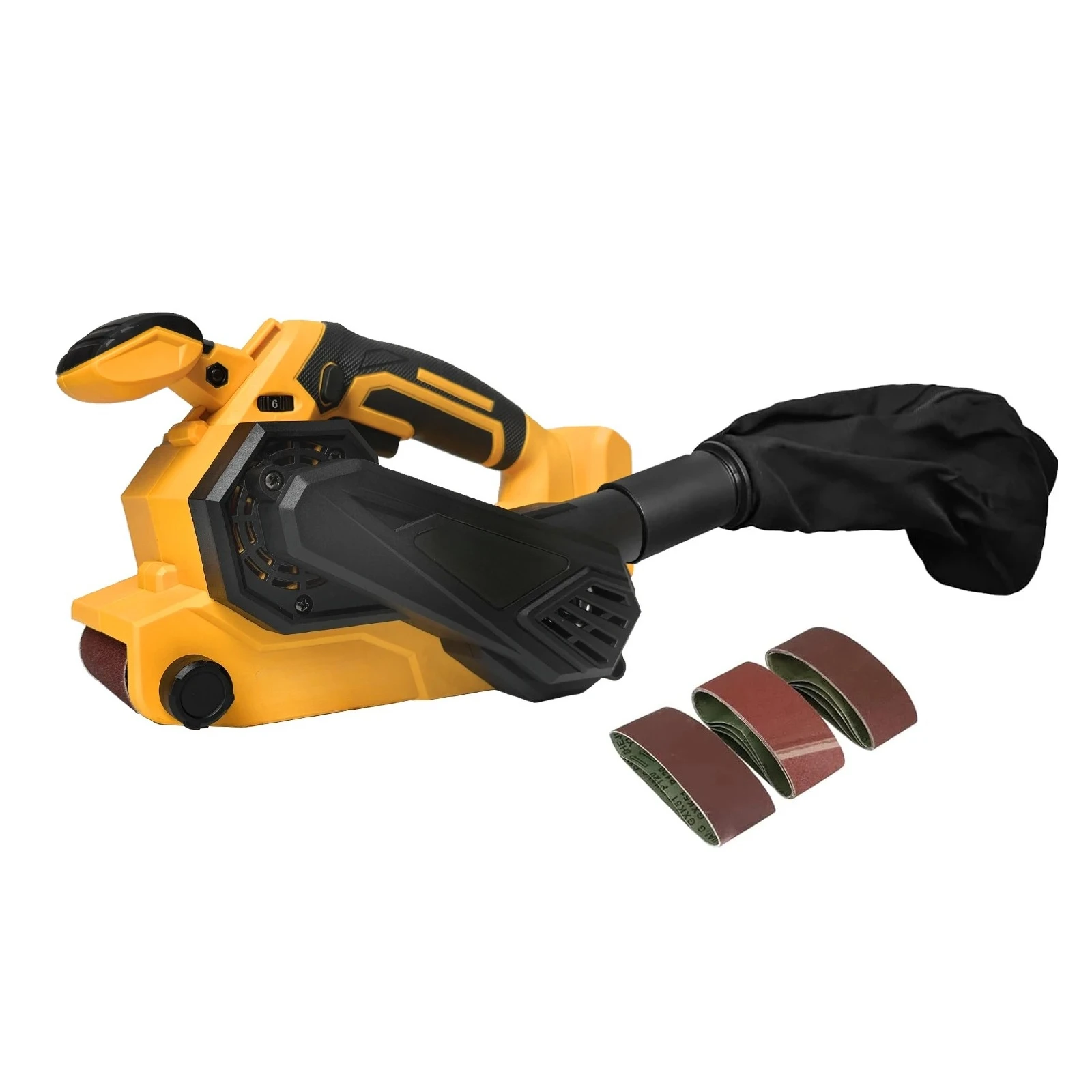 Battery (Battery NOT Included) Brushless Power Sander with 6 Variable-speed Cordless Belt Sander Compatible with  20V Max