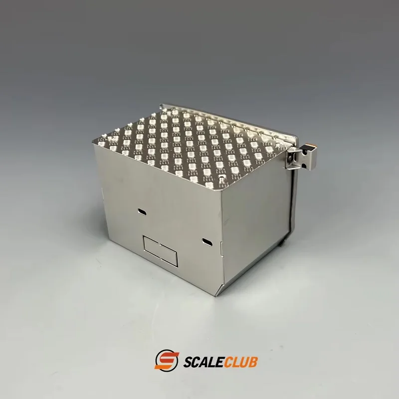 RC 1/14 Scaleclub Heavy Drag Upgrade Edelstahl-Metall-Auspuff für Tamiya Muldenkipper für Scania MAN LKW Anhänger DIY-Teile – Detail 2
