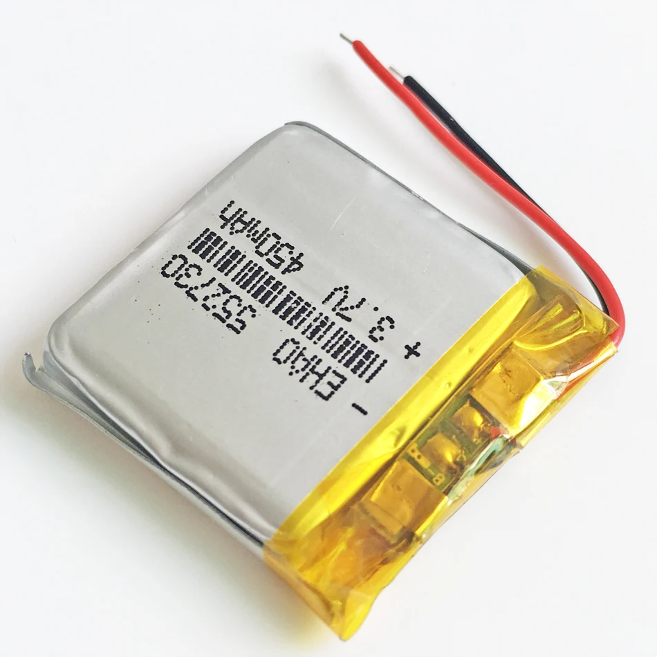 Lipo-充電式リチウムポリマー電池,3.7V, 450mAh,mp3,GPS, DVD, Bluetoothスピーカー,スマートウォッチ,レコーダー,カメラ,552730〜3ユニット