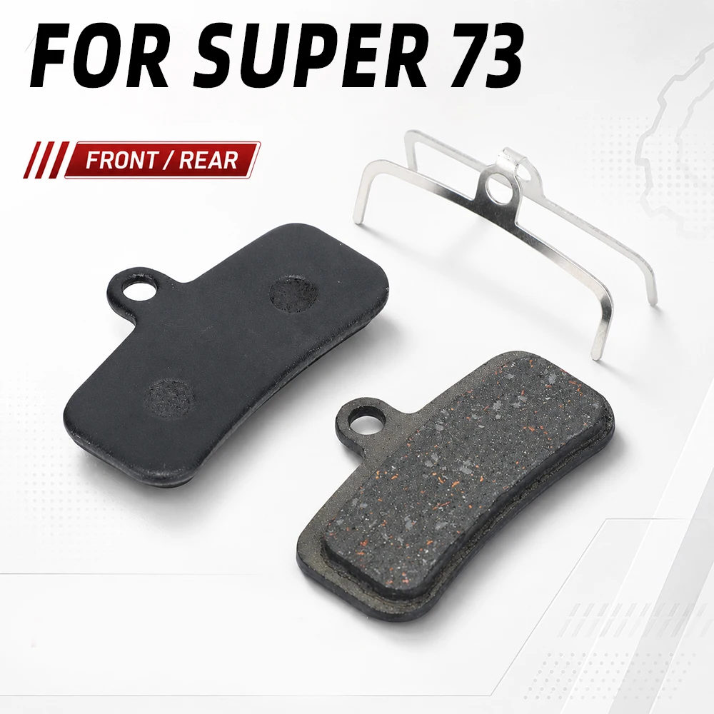 For Super 73 S1 S2 RX ZX ZG Four Pistons Front Rear Disc Rotor Brake Pads Modification Universal Resin Electric Bike Accessories