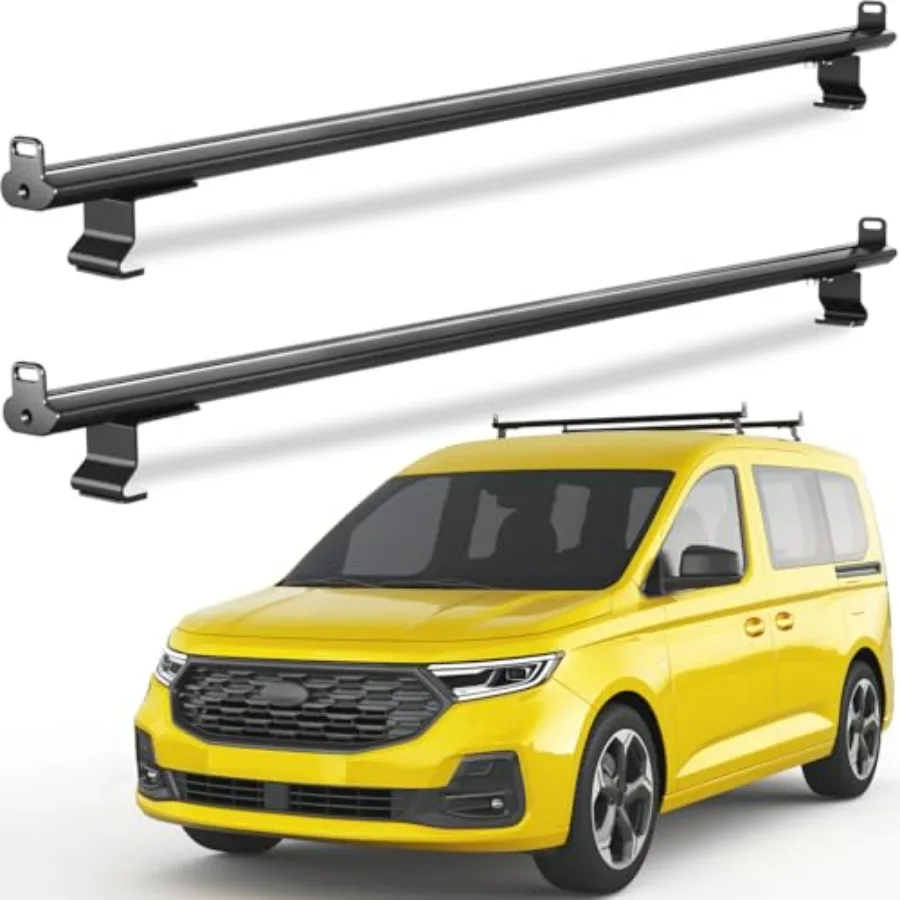 

Van Ladder Roof Rack for Transit Connect 2014-2025 Not for Transit Black Aluminum Ladder Rack with Crossbars for Transporting