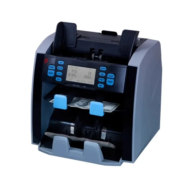 Vertical foreign currency counter banknote sorting Multi-currency total