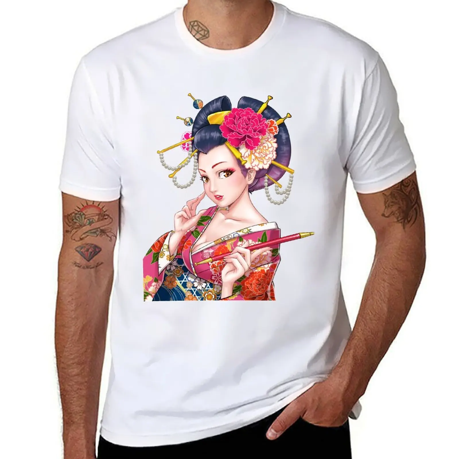 

Oiran T-Shirt g man t shirts for men anime t shirts oversize T-Shirt
