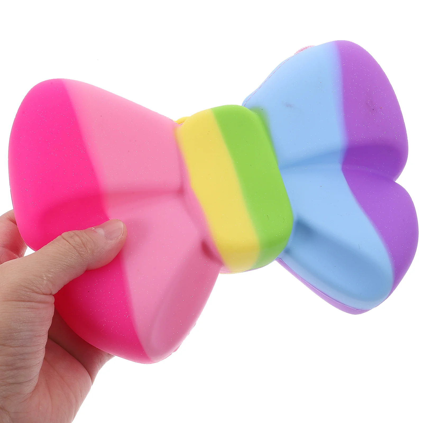 

Lightweight Silicone Pencil Organizer Colorful Bowknot Pen Bag Large Capacity Portable Pencil Pouch for Stationery Storage