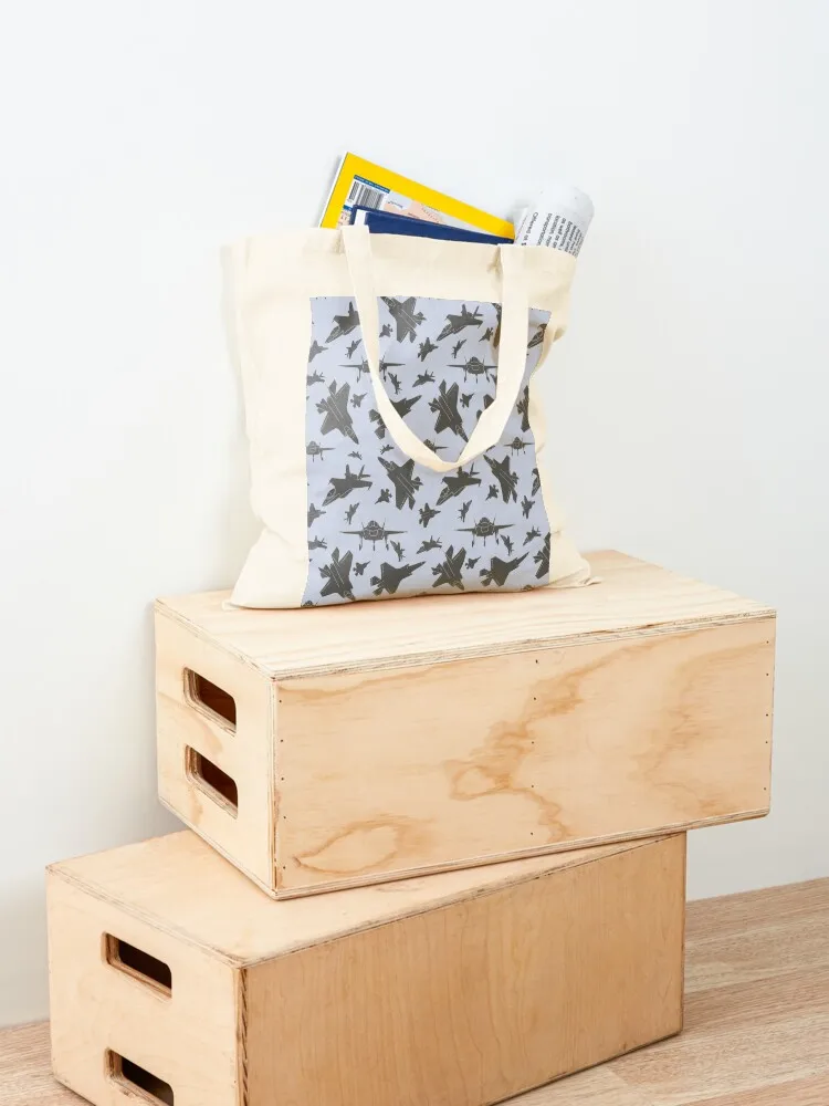 F35 Lightning Tote Bag personalized tote tote bags aesthetic bag men Shopping bags