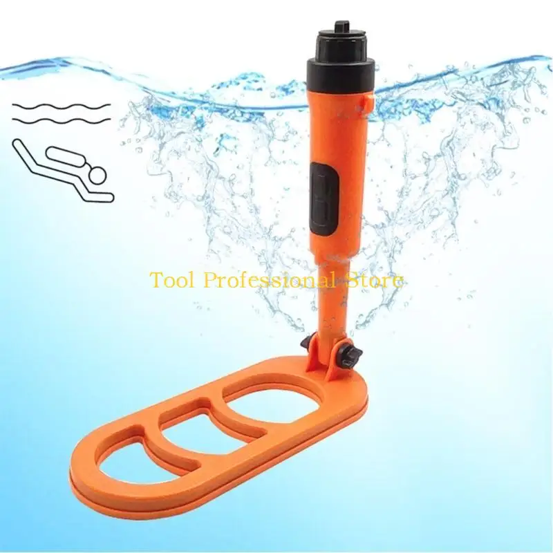 

57QF Foldable Metal Detector Pulse Induction Handheld Pinpointer Metal Finder 50Feet Fully Waterproof Battery Operated