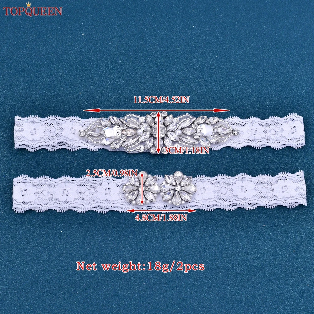 TOPQUEEN Wedding Garter Cinto Elástico Mulheres Noiva Sexy liguero podwiazka slubna jarretiere liga de novia mariage bijoux pará S69