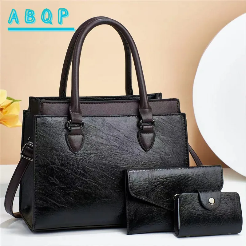 

New Women's Shoulder Bag Large Capacity 3-piece Set Women's Shoulder Crossbody Bag Luxury Brand Fashion Casual Women's Bag