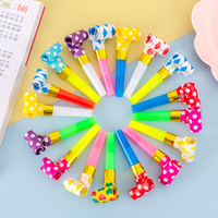 30pcs/bag Multicolor Blow Whistle Noise Making Toys for Kids Birthday Party Favors Carnival Guests Gifts Goodies Fillers