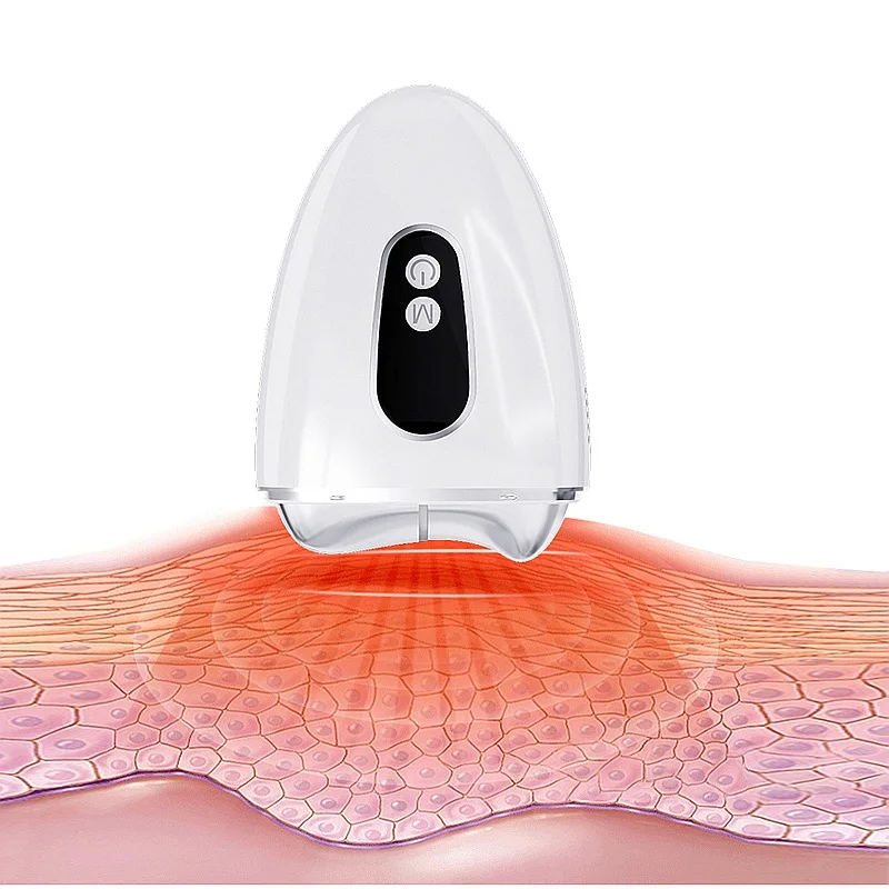 Electric Gua Sha Electric Massage Facial Beauty Tool Hot Cold Red-Light Vibration Skin Firming Face & Neck Lift Massager
