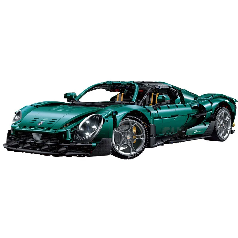 New Electroplating Version 10621 4208Pcs MOC High-Tech Super Racing Sport Car Mode Building Blocks Bricks Toys Christmas Gifts