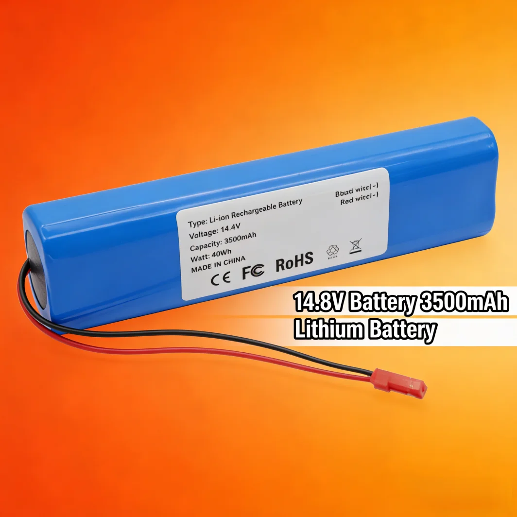 For ILIFE V3s Pro V5s Pro V8s V80 Max Replacement Battery 14.8V 6800mAh Li-ion for Robot Vacuum X750 B5 Max S5 Pro Long Life