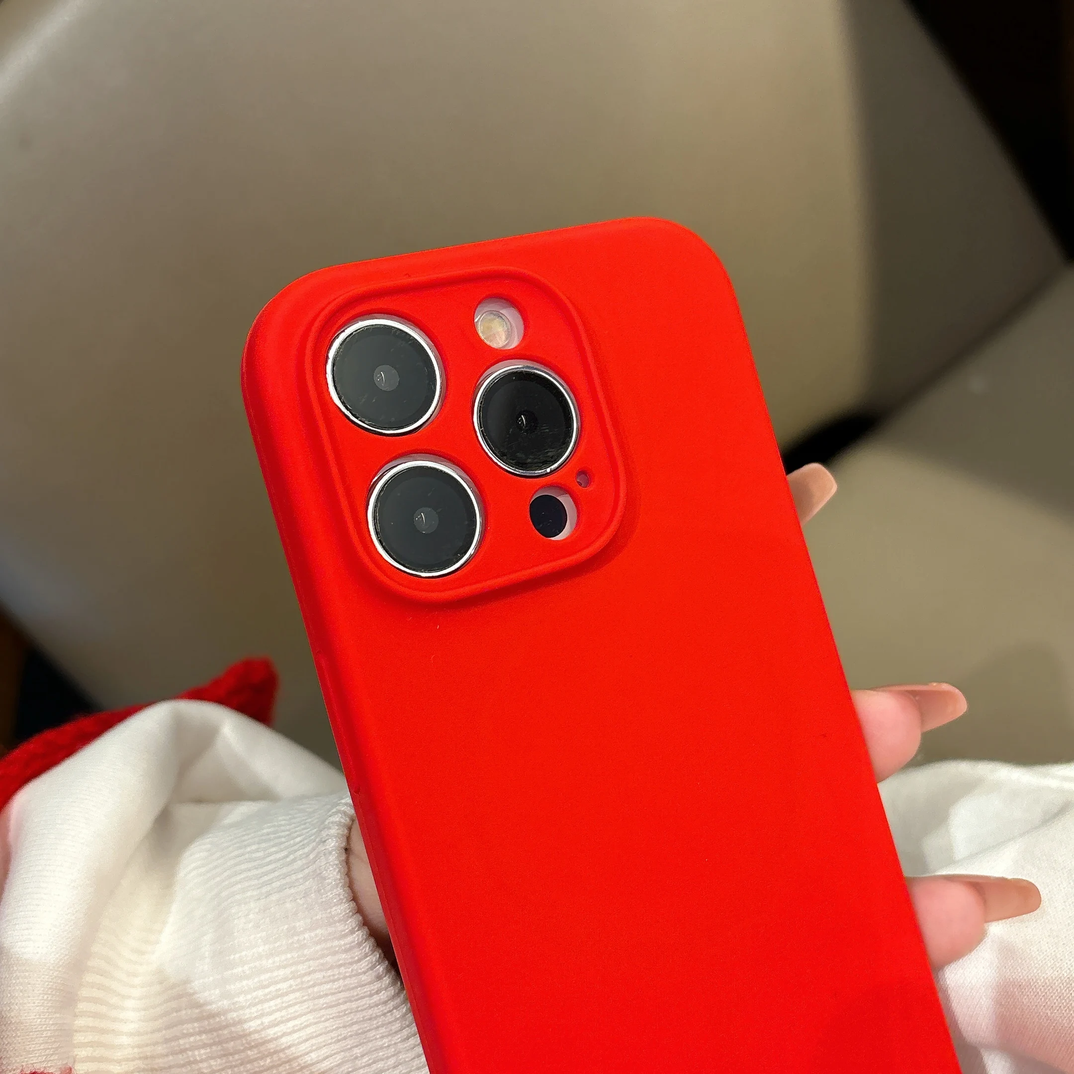 حافظة لهاتف Magsafe من السيليكون السائل باللون الأحمر المحظوظ لهاتف iPhone 16 15 14 Plus 13 12 Pro Max غطاء مقاوم للصدمات للشحن اللاسلكي المغناطيسي #4