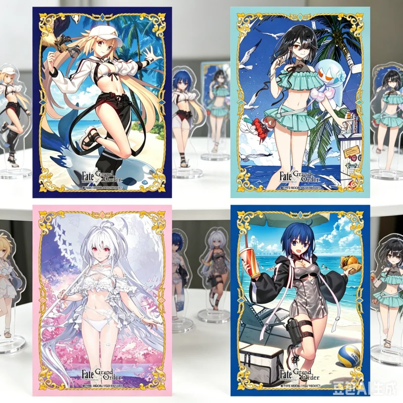 Fate/Grand Order 15cm Avenger Lady Avalon Ciel Acrylic Stand Figure Keychains Accessories Goods Collection Souvenir