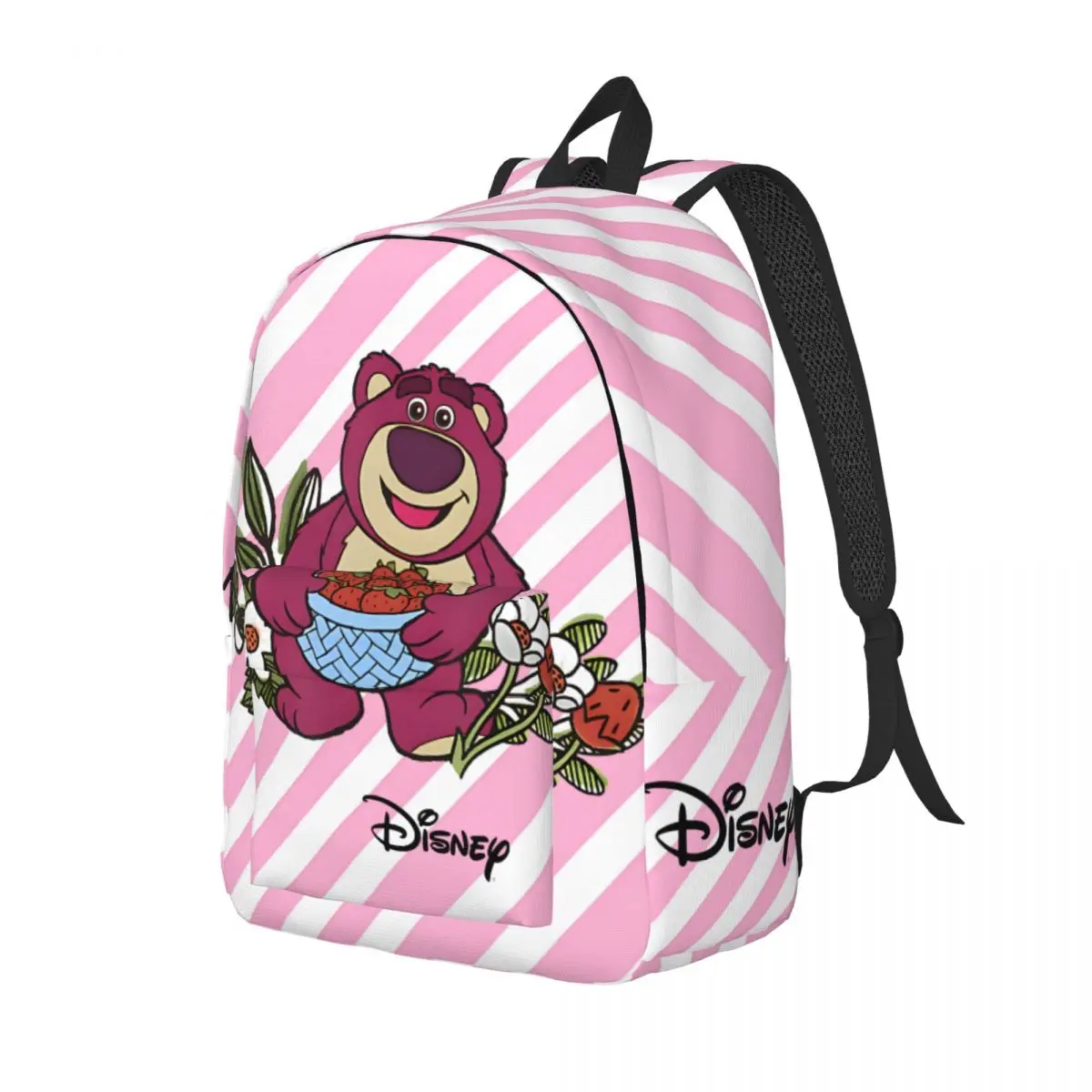 Storage Bag Disney Cartoon Characters Large Capacity Lotso Children Birthday Gift Dual-Use Handbag Campus