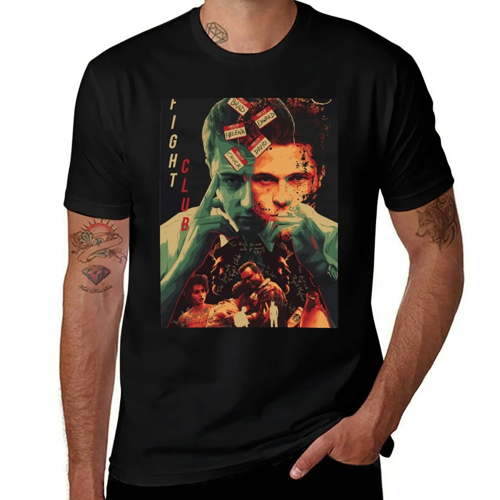 

shirts T-Shirt pack shirts Fight shirt t quality cotton club cotton t t funny man brand high luxury T-Shirt
