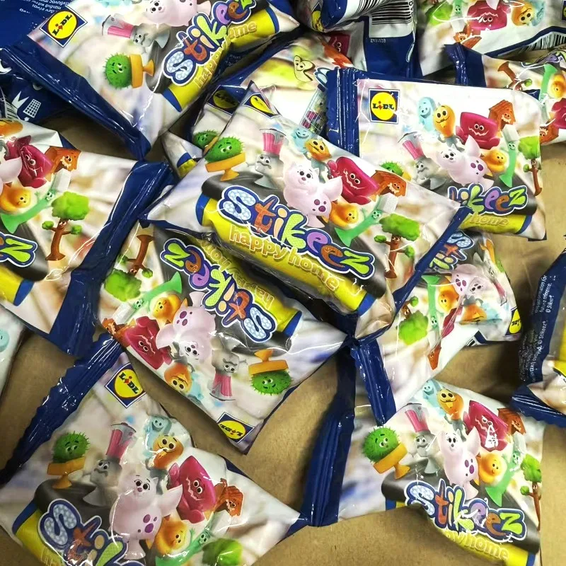 Mini Sucker Elf owoce warzywa chleb lalki śliczne Coles Stikeez Lidl figurki śliczna kolekcja zabawek dla dzieci