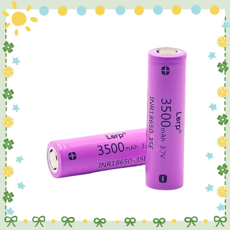 Batería de iones de litio recargable 100% original, 18650 3500 mAh, 3,7 V 25 A, descarga INR18650 3500 mAh, linterna de luz fuerte.