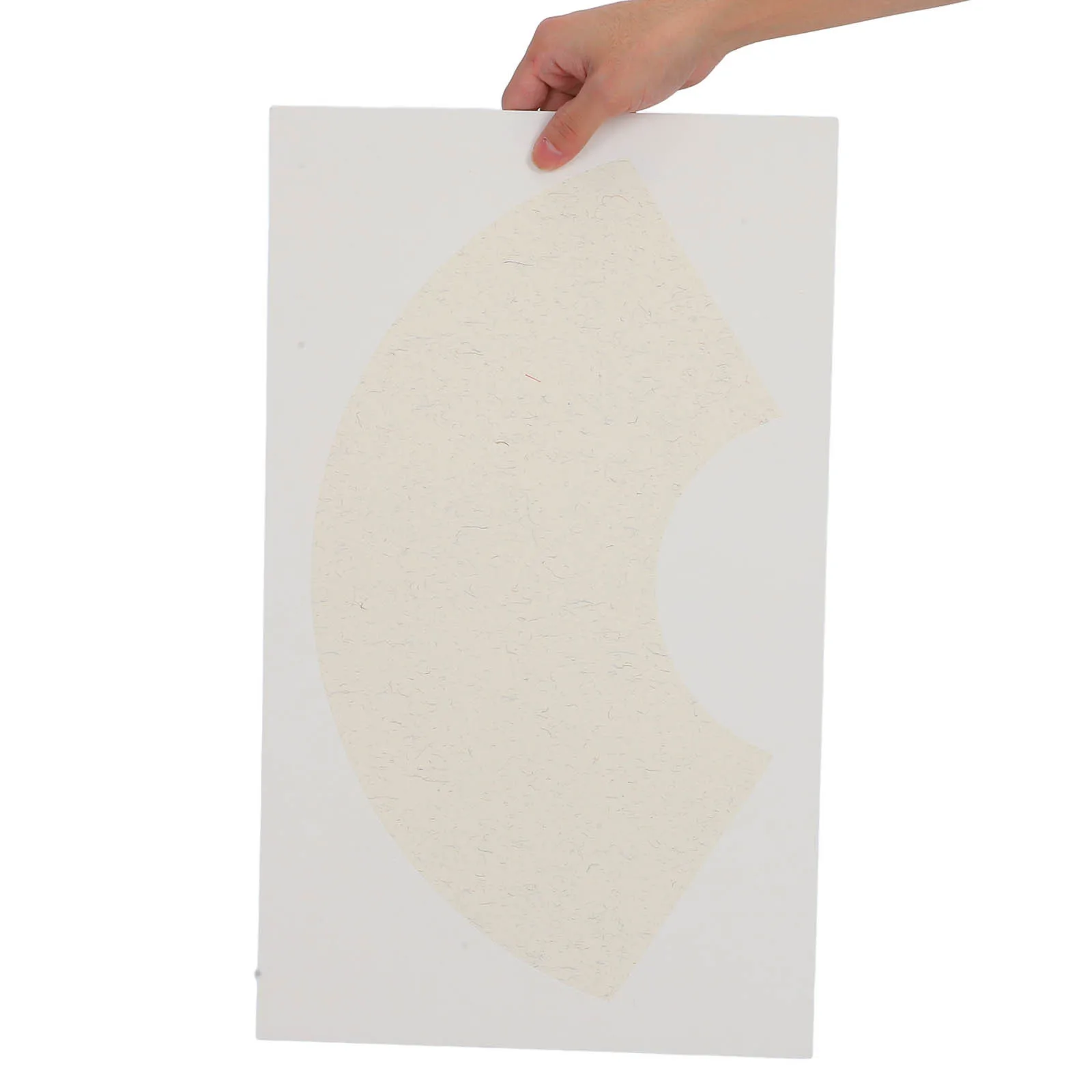10Pcs 30x50cm Fan Shaped Chinese Calligraphy Paper Xuan Rice Paper Sheets for Painting Drawing Writing Art Creation