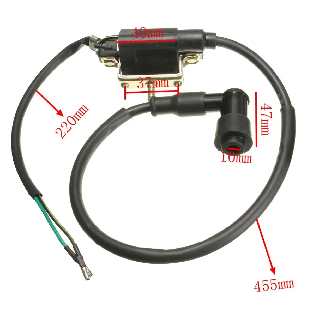 Motorcycle Ignition Coil & CDI UNIT kit For 50cc 70cc 90cc 110cc 125cc ATV Quad Gart Dirt Pit Bike