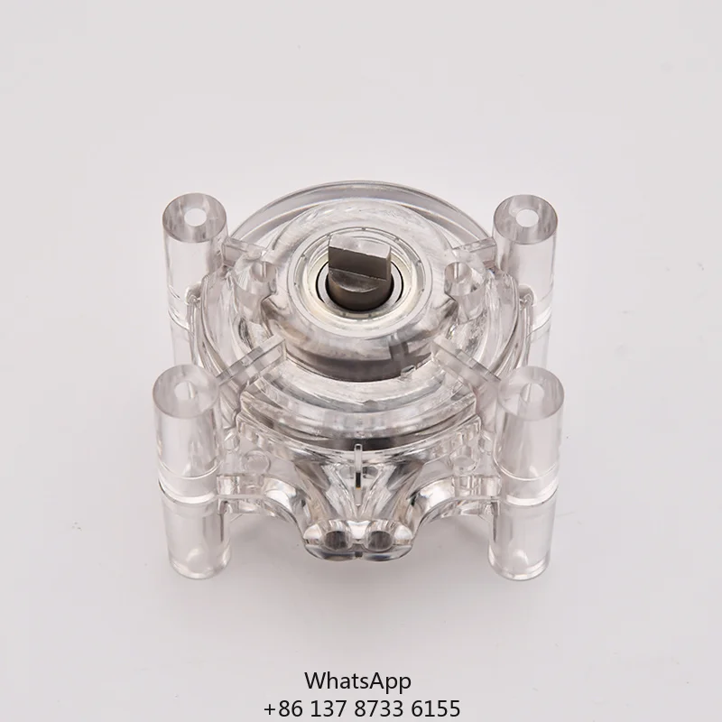 Stainless Steel 3/6 Rollers Small Peristaltic Pump Head SN15