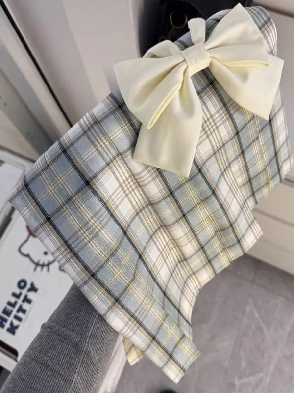 

Оригинальная юбка в стиле JK для женщин, школьная короткая юбка, студенческая академическая мода