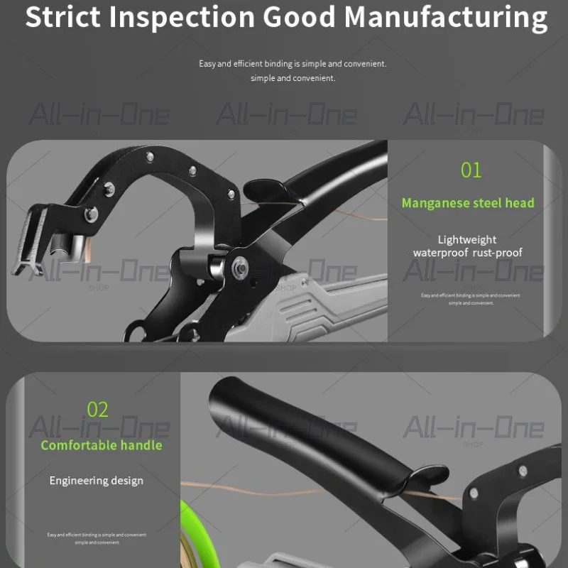 Electric Branch Binding Machine 0-45mm Plant Branch Tying Binding Fram Tool Grape Kiwi Tomato Vines Tied Branch Binding Device