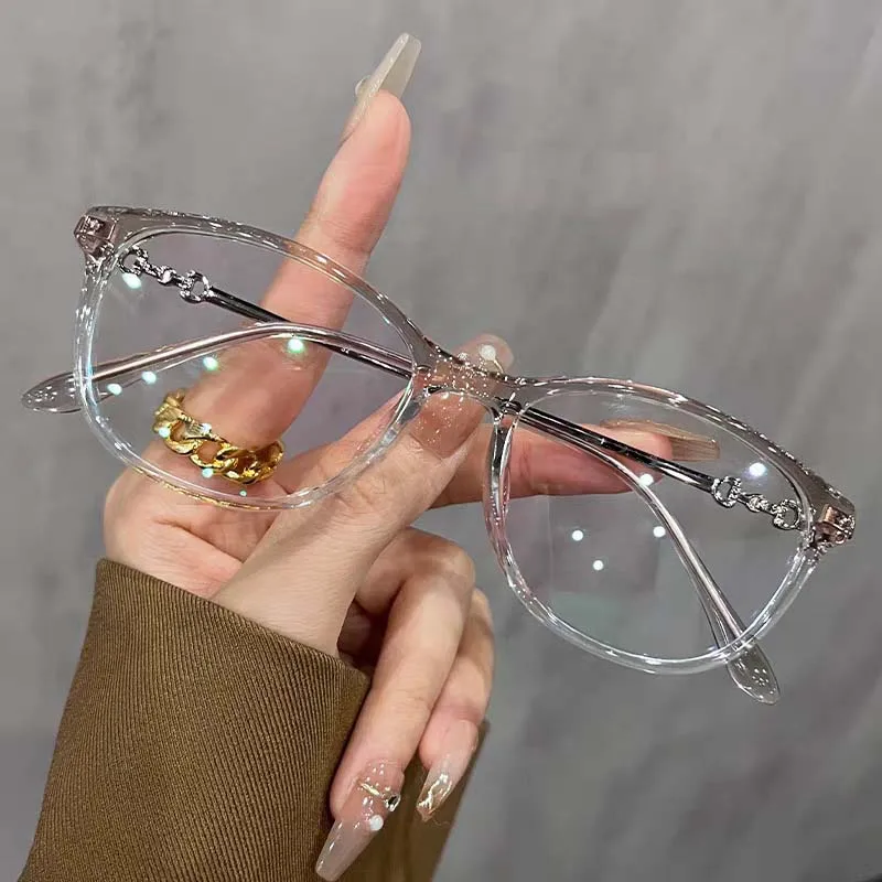 Anti Blue Light High-definition Flat Mirror High-end Fashion Versatile New  Light Glasses Frame And Reading Glasses JH5516