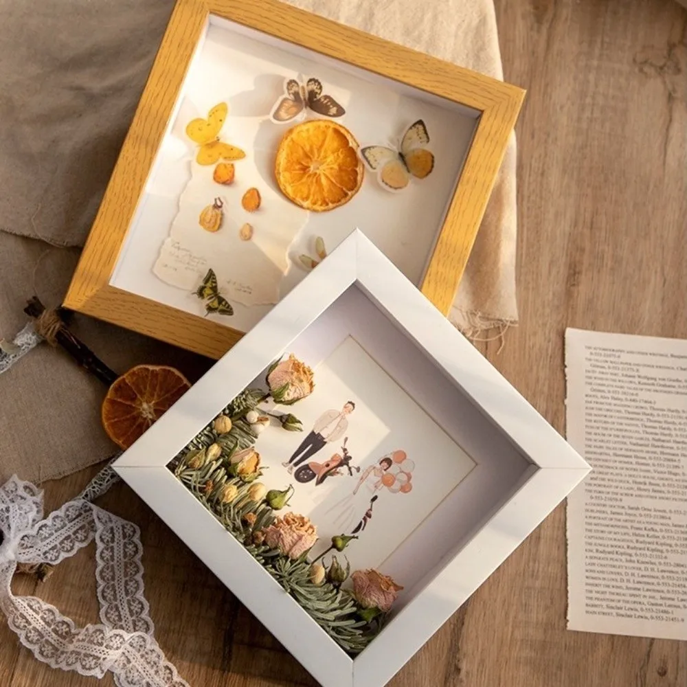 Wooden 3D Picture Frames, Handmade Specimen Display