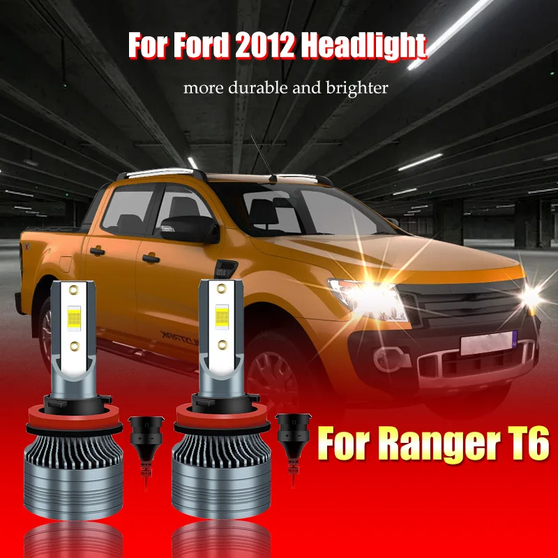 

For Ford Ranger T6 (Facelift) H11 Car LED Headlamp LED Headlight Bulb 2Pcs 4300K 6000K Xpower Recomark