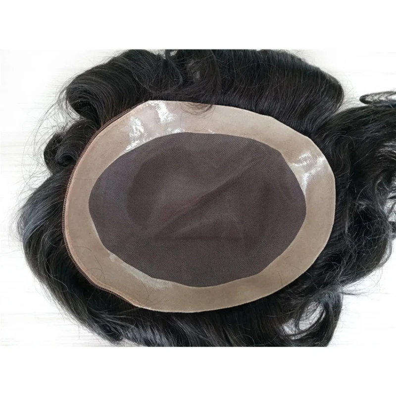 wholesale human hair mono men toupee wig