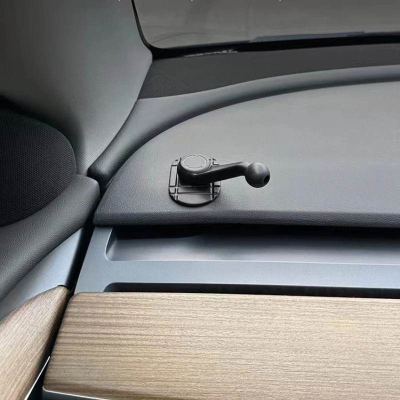 

1pc Car holder adhesive base ball head rotating center console instrument panel car phone holder base accessories